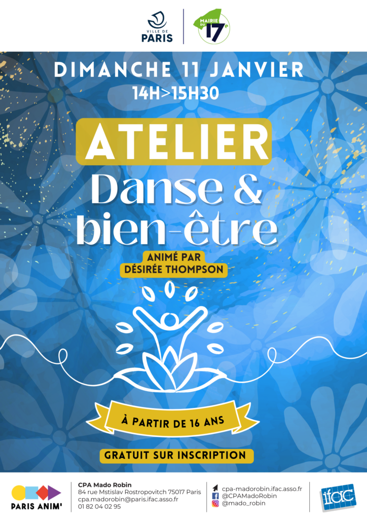 Atelier Danse Bien être Mado Robin