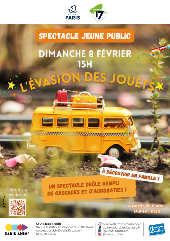 Spectacle Jeune public – Dimanche 08 février à 15h