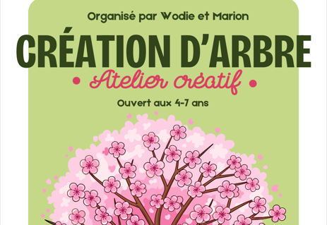 Atelier créatif | Création d&rsquo;arbres | 21 mars