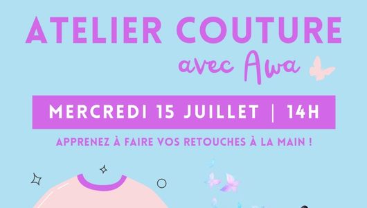 Atelier retouche à la main de vêtements – Mercredi 15 juillet